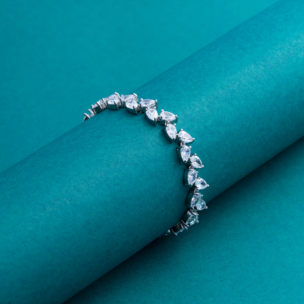 Reegalia LeafLuxe 925 Silver  Bracelet