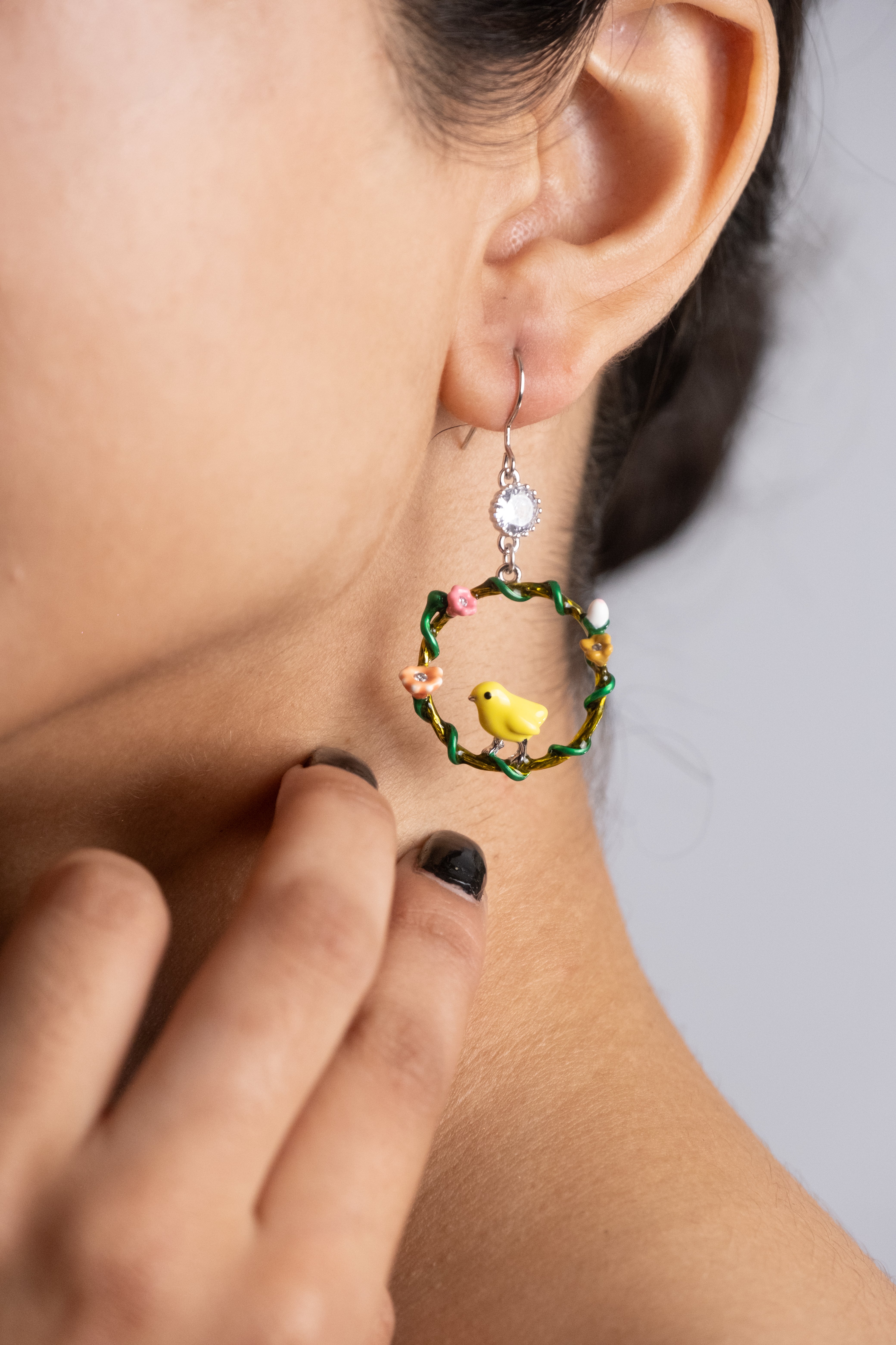 Reegalia Spring Chirp Earrings – 925 Silver