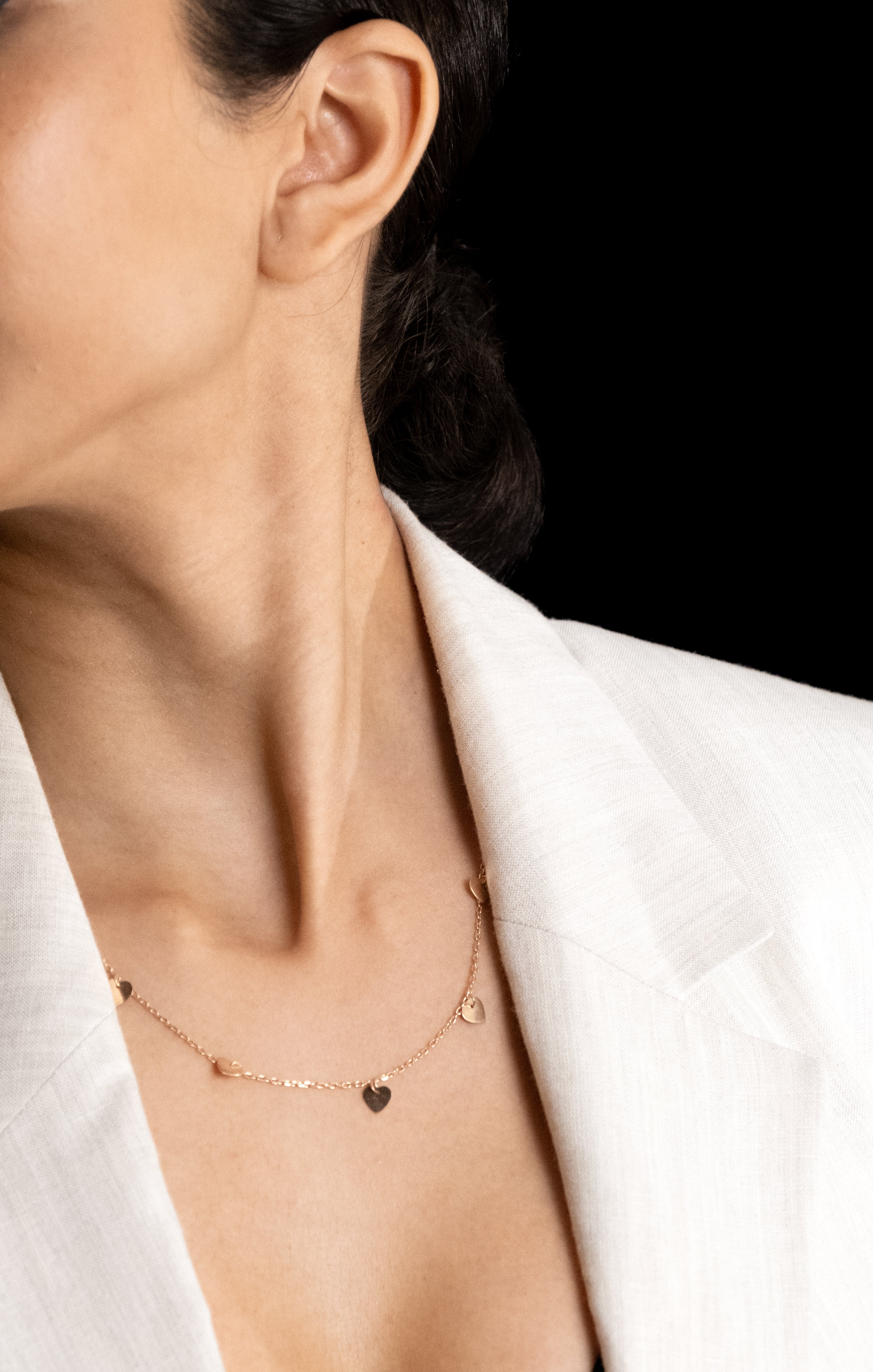 Reegalia – 925 Silver   Heartstrings Charms  Necklace